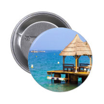 Pavilion in a beach pin