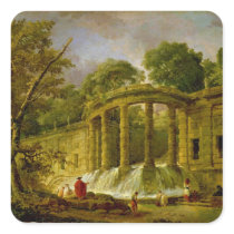 Pavilion with Cascade, 1760 Sticker