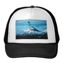 Pavlof Volcano on the Alaska Peninsula Hats
