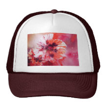 Pavots cosmiques casquette de camionneur