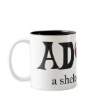 Paw in Red Heart Shelter Animal Mug