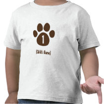 Paw Print Birthday Tees