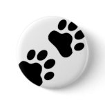 Paw Print Pinback Buttons
