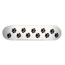 Paw Print Skateboard
