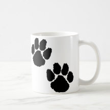 Paw Prints Coffee Mugs