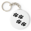 Paw Prints keychains