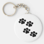 Paw Prints Keychains