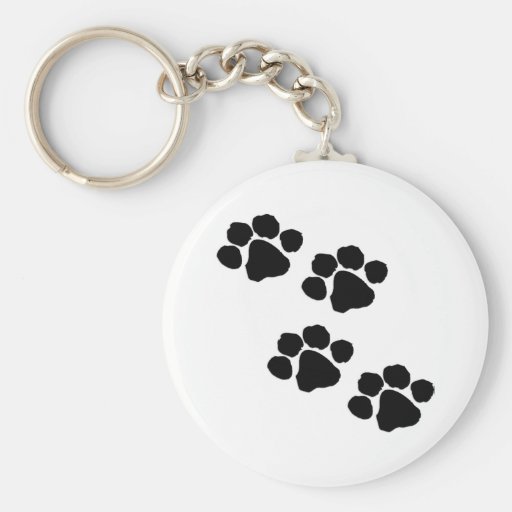 Paw Prints Keychains