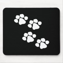 Paw Prints Mouse Pads
