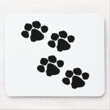 Paw Prints Mousepads