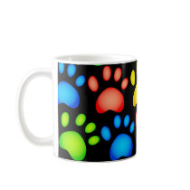 Paw Wallpaper Coffee Mugs