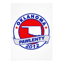 Pawlenty - oklahoma personalized invitation
