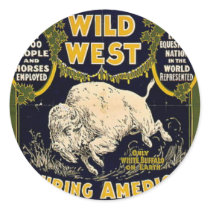 Pawnee Bill Shows Wild West Sticker