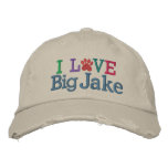 Pawprint Cap - Love My Dog ! by SRF Embroidered Hat