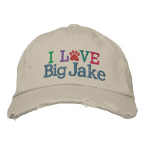 Pawprint Cap - Love My Dog ! by SRF