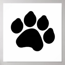 Pawprint Poster
