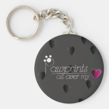 Pawprints - keychain