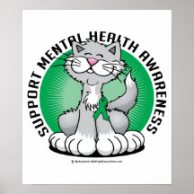 Paws for Mental Health Cat Print