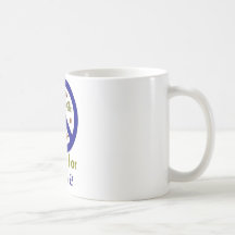Paws for Peace (Navy) Mugs