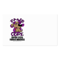 Paws for the Cure Cystic Fibrosis Business Card Templates