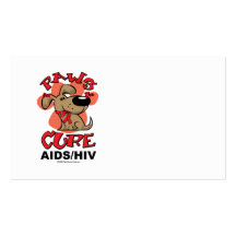 Paws for the Cure Dog AIDS Business Card Template