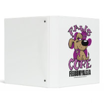 Paws for the Cure Fibromyalgia Vinyl Binders