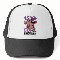 Paws for the Cure Fibromyalgia Trucker Hats