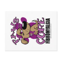 Paws for the Cure Fibromyalgia Post Cards