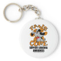 Paws for the Cure Leukaemia 2 keychains