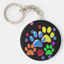 Paws Key Chain