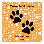 Paws Personalized Invitation