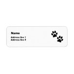 Paws Return Address Label