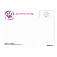 PAWSitively CATS Cat Painting Postcard