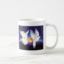"Pax in Terra" Dove Scene Coffee Mug