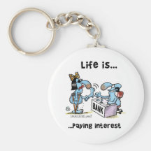 Paying Interest 2 Keychains