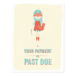 Payment Due Postcards