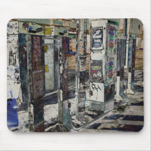 payphones on side street mousepad