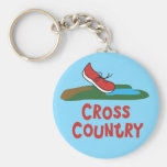 Pays croisé courant Keychain Porte-clef