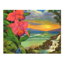 Paysage-Carte postale mystique