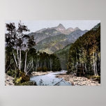 Paysage de montagnes d'aiguille de Durango, le Col Affiche