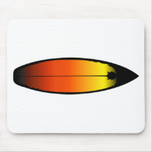 Paysage de planche de surf tapis de souris