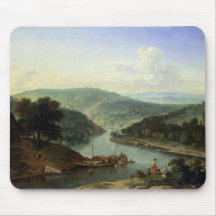 Paysage de rivière, 1697 tapis de souris