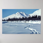 Paysage d'hiver affiches