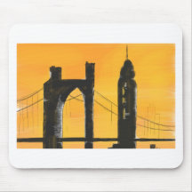 Paysage "HI " de Londres Tapis De Souris