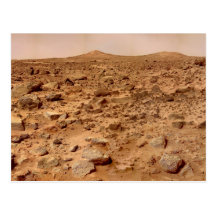 Paysage martien carte postale