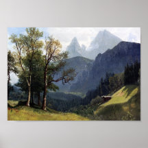 Paysage tyrolien affiches