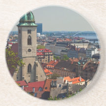 Paysage urbain de Bratislava Dessous De Verres