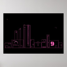 Paysage urbain poster