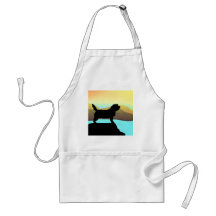 PBGV Dog By The Sea Apron