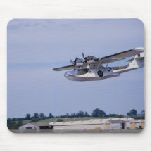 PBY, 5A Catalina, World War II reconnaissance flyi Mouse Pads